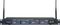 VocoPro&nbsp;UHF-5805 Plus Rechargeable Wireless System with Mic Bag&nbsp;&nbsp;Receiver, Front, 3D