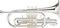 Blessing&nbsp;BCR-XL Series Bb Cornet&nbsp;&nbsp;Silver, Profile