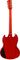 Gibson Custom&nbsp;SG Standard Historic Reissue Electric Guitar with Maestro&nbsp;&nbsp;Faded Cherry, Back