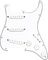 DiMarzio&nbsp;Paul Gilbert Injector Prewired Pickguard Pickup Set&nbsp;White&nbsp;White