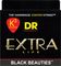 DR Strings&nbsp;Extra Life BKE-12 Black Beauties Extra Heavy Coated Electric Guitar Strings&nbsp;&nbsp;Black Beauties Coated Medium-Heavy Electric Guitar Strings