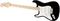 Fender&nbsp;Standard Stratocaster Left Handed  Electric Guitar&nbsp;Candy Apple Red&nbsp;Gloss Maple FretboardBlack, Gloss Maple Fretboard