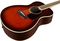 Yamaha&nbsp;L Series LS6 Concert Acoustic Guitar with Deluxe Gig Bag&nbsp;Tobacco Brown Sunburst&nbsp;Sunburst, Body Closeup