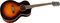 The Loar&nbsp;LH-250 Small Body Acoustic Guitar&nbsp;Sunburst&nbsp;Sunburst