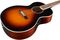 The Loar&nbsp;LH-250 Small Body Acoustic Guitar&nbsp;Sunburst&nbsp;Sunburst, Body Closeup