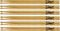Zildjian&nbsp;Heavy Wood Drumsticks 6-Pack&nbsp;6A&nbsp;Wood TipGroup Shot