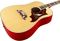 Gibson&nbsp;Dove Modern Classic Dreadnought Acoustic-Electric Guitar&nbsp;&nbsp;Antique Cherry, Nickel Hardware, Body Closeup