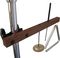 TreeWorks&nbsp;Triangle Mount with Finger Cymbal&nbsp;&nbsp;Mounted, Right-Facing