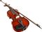 Scherl and Roth&nbsp;R102 Series 4/4 Size Violin Outfit&nbsp;&nbsp;4/4, Close Angle With Bow