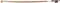 Georg Werner&nbsp;Pernambuco Octagonal Viola Bow - 4/4&nbsp;&nbsp;Parisian Eye
