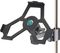 K&M&nbsp;iPad Holder with Prismatic Clamp&nbsp;&nbsp;Mounted