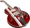 Ibanez&nbsp;AFS80T Hollowbody Electric Guitar&nbsp;Candy Apple&nbsp;Candy Apple Red, Close Angle