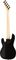 Jackson&nbsp;JS3V Concert 5-String Electric Bass Guitar&nbsp;Silverburst&nbsp;Black, Back