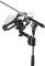 K&M&nbsp;iPad Holder with Prismatic Clamp&nbsp;&nbsp;Mounted, Back, Horizontal