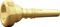 Bach&nbsp;Standard Series Cornet Mouthpiece in Gold Group I&nbsp;1E&nbsp;1-1/2C, Side