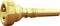 Bach&nbsp;Standard Series Cornet Mouthpiece in Gold Group I&nbsp;1E&nbsp;5A