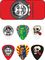 Dunlop&nbsp;John VanHanersvelt Johnny Face Pick Tin with 6 Picks&nbsp;&nbsp;Medium