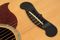 Planet Waves&nbsp;Ebony Bridge/End Pin Set&nbsp;&nbsp;Ebony, Installed