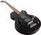Normandy&nbsp;4-String Archtop Electric Bass Guitar&nbsp;Anodized Obsidian&nbsp;Anodized Obsidian, Close Angle