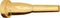 Bach&nbsp;Megatone Trumpet Mouthpieces in Gold&nbsp;&nbsp;3B