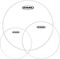 Evans&nbsp;G1 Clear Drumhead Pack&nbsp;Standard - 12/13/16&nbsp;Rock, Heads