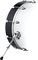 Sound Percussion&nbsp;Extended Resonant Side Bass Drum Hoop&nbsp;&nbsp;22 x 4, Piano Black, Demo 1