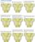 Warburton&nbsp;Size 2 Delrin Series Trumpet and Cornet Mouthpiece Top&nbsp;&nbsp;Cross-Sections Comparison Chart