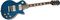 Epiphone&nbsp;Les Paul Tribute Plus Electric Guitar&nbsp;Midnight Ebony&nbsp;Midnight Sapphire