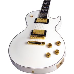 Gibson Les Paul Supreme Electric Guitar Alpine White Gold Hardware