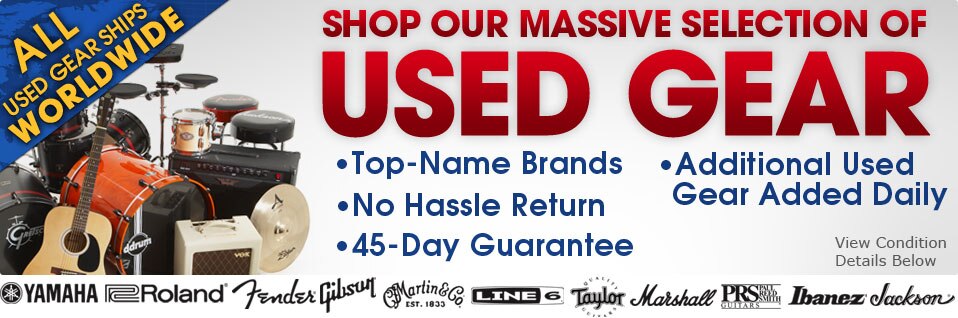 Used Music Gear, Instruments, & Audio Equipment | Musician’s Friend