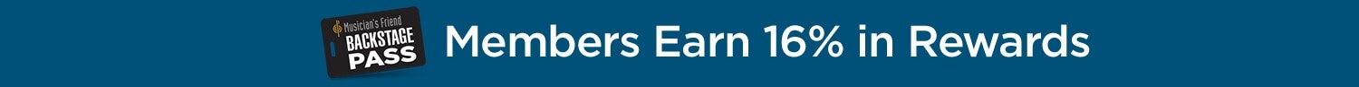 Backstage Pass members earn 16% in rewards