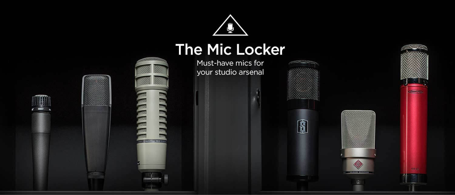 The Mic Locker. Must-have mics for your studio arsenal