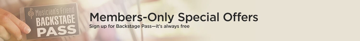 Members only special offers. Sign up for backstage pass for free