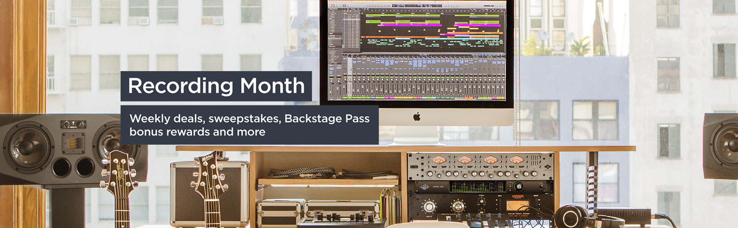 Recording Month. Weekly deals, sweepstakes, Backstage Pass bonus rewards and more
