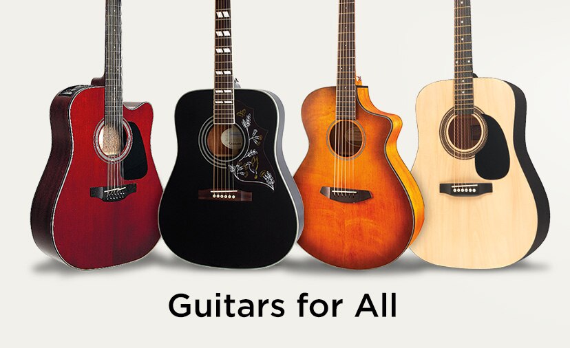 Guitars for all. No matter your budget, we'll help you find the axe with your name on it.