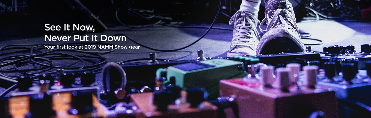 See it now, never put it down. Your first look at 2019 NAMM show gear
