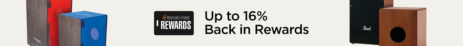Musicians Friend Rewards. Up to 16 percent Back in Rewards.