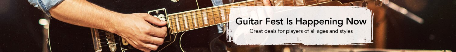 Guitar Fest is on. Great deals for every player