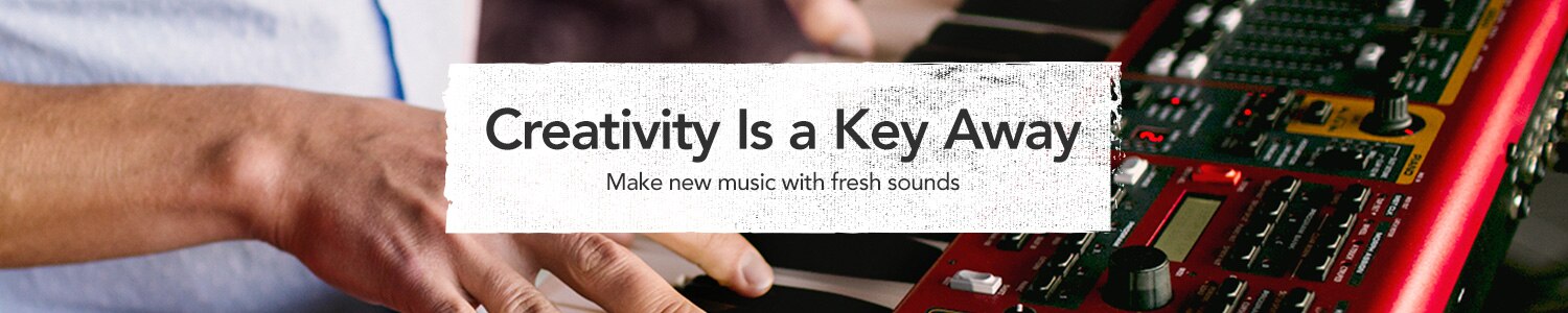 Creativity is a key away. Make new music with fresh sounds