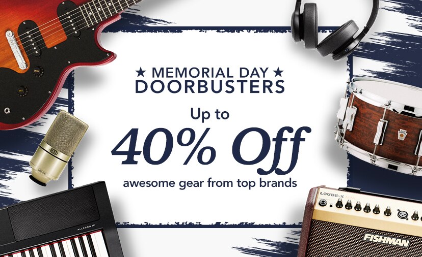 Memorial Day Doorbusters. Up to 40 percent off awesome gear from top brands
