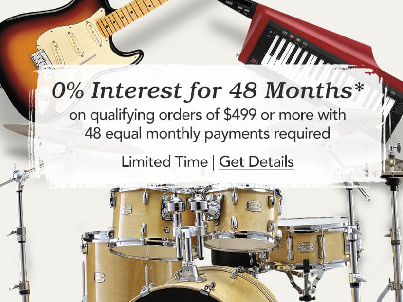 0 percent interest for 48 months on qualifying orders of 499 dollars or more with 48 equal monthly payments required. Limited time. Get details.