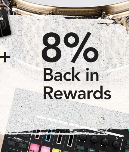 plus 8 percent back in rewards.