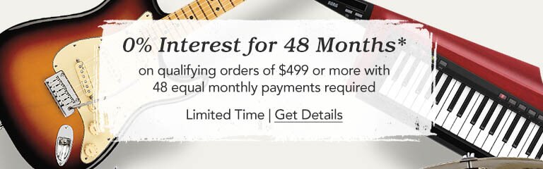 0 percent interest for 48 months on qualifying orders of 499 dollars or more with 48 equal monthly payments required. Limited time. Get details.
