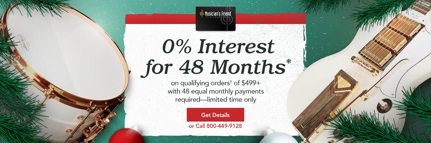 0% interest for 48 months* on qualifying orders** of $499+ with 48 equal monthly payments required-limited time only.