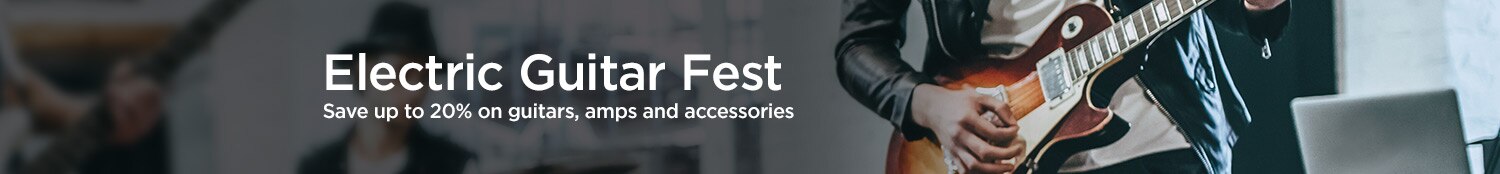 Electric Guitar Fest save up to 20% on guitars, amps and accessories