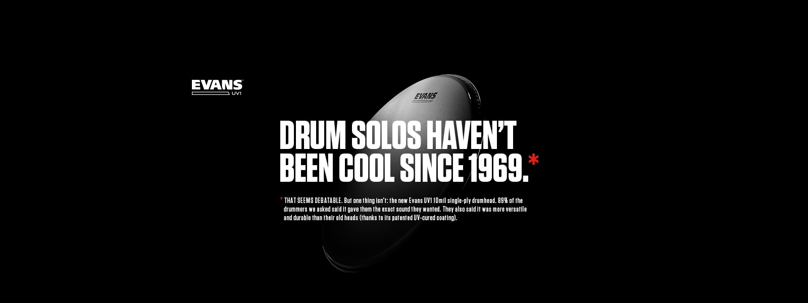 Drum solos have not been cool since 1989