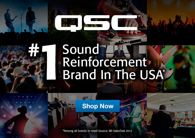 QSC Number One Sound Reinforcement Brand in the USA