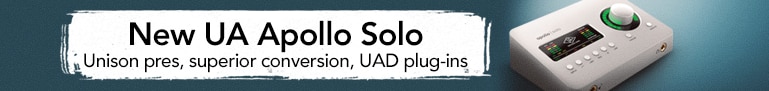 New Universal Audio Apollo Solo - Get Album-Quality Recordings with Superior Conversion, Unison pres and U.A.D. Plug-Ins
