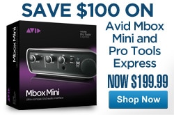 MF MD DR Save $100 on Avid Mbox Mini and Pro Tools Express 04-30-13