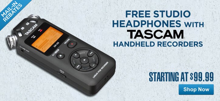 MF MD DT Free Studio headphones Tascam Recorders 06-04-13